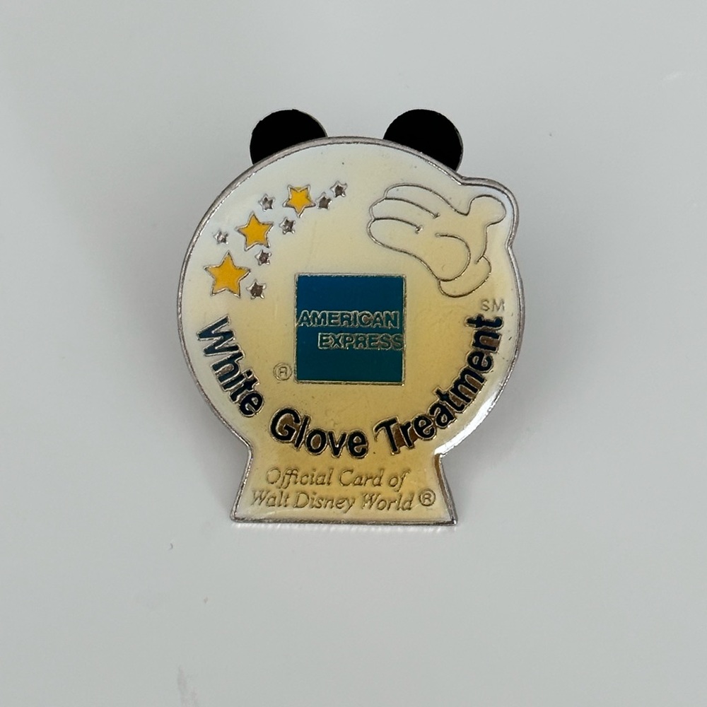 Disney WDW American Express White Glove Treatment Pin